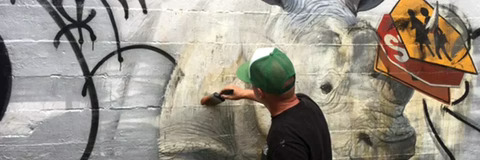 How to remove graffiti from a mural protected with MuralShield™